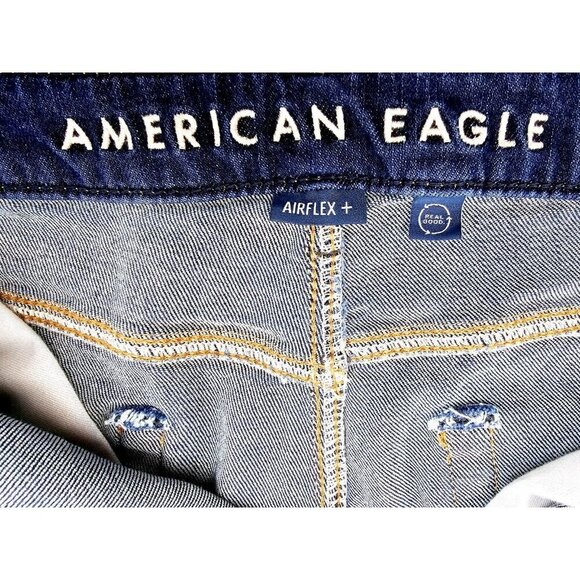 American Eagle Outfitters Size 36X31 Mens Original Bootcut Blue Airflex+ Jeans - Picture 4 of 12